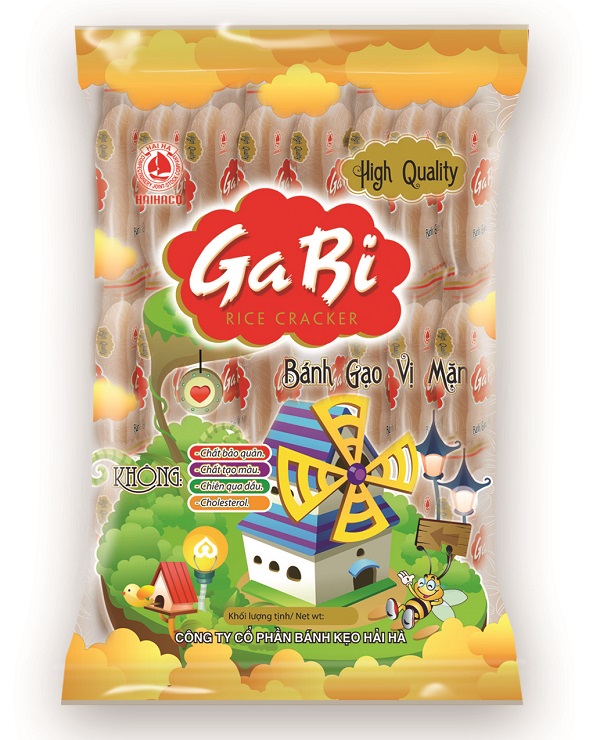 Bánh gạo vị mặn Ga Bi 150g