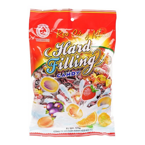 Kẹo cứng nhân Hải Hà gói 625g