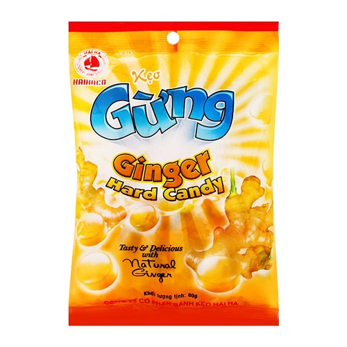 Kẹo gừng Hải Hà gói 80g