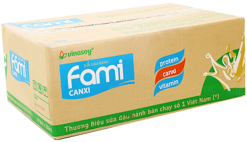 Sữa đậu nành Fami canxi