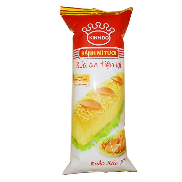 Bánh mì tươi nhân ruốc xúc xích 40g