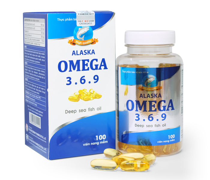 Thực phẩm bảo vệ sức khỏe: Dầu cá Alaska Omega 3.6.9