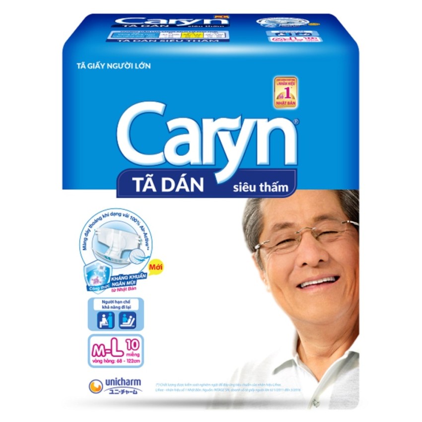 Tã dán Caryn (M/L 10)