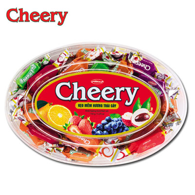 Kẹo mềm Cherry Bibica hộp nhựa