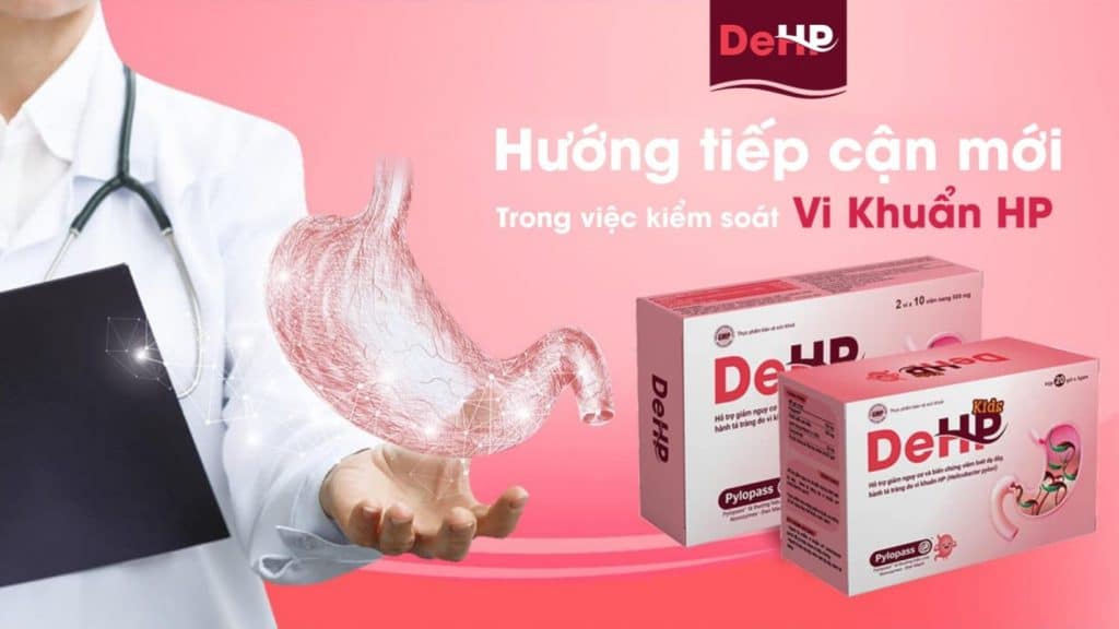  Viên uống kiểm soát HP bảo vệ dạ dày DeHP chính hãng, giá rẻ