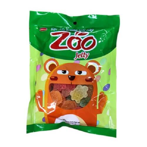 Kẹo dẻo trái cây bọc đường (túi 200g)