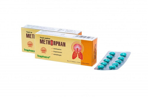 Thực phẩm bảo vệ sức khỏe: Thuốc trị ho Methorphan viên