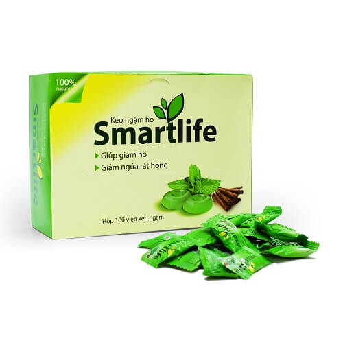 Thực phẩm chức năng Kẹo ngậm ho Smartlife 100 viên