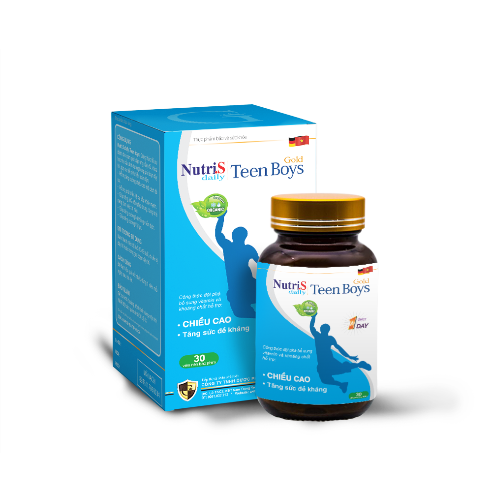 Thực phẩm Bảo vệ Sức khỏe Nutri.S Daily Teen Boys Gold