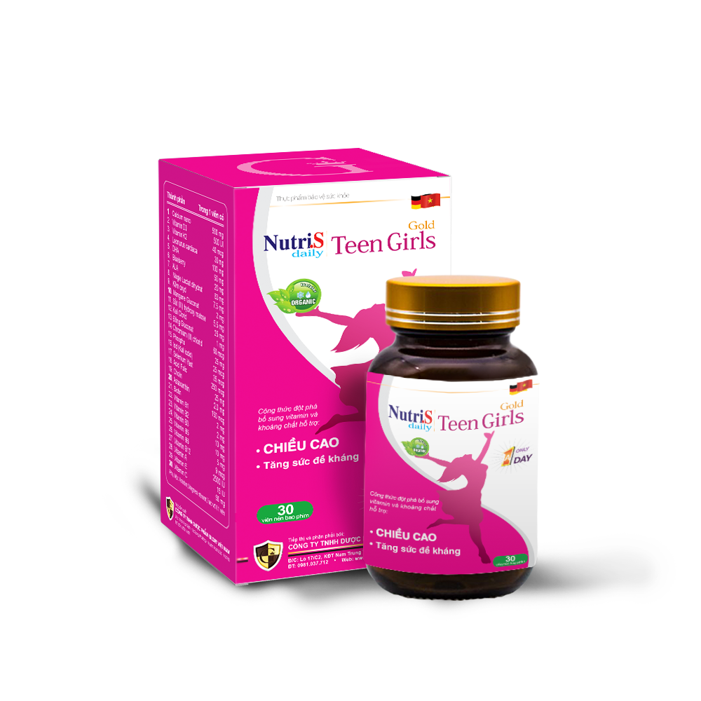 Thực phẩm Bảo vệ Sức khỏe Nutri.S Daily Teen Girls Gold