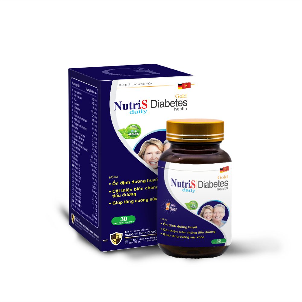 Thực phẩm Bảo vệ Sức khỏe Nutri.S daily Diabetes Health Gold