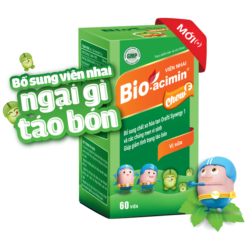 Viên nhai Bio-Acimin Chew F