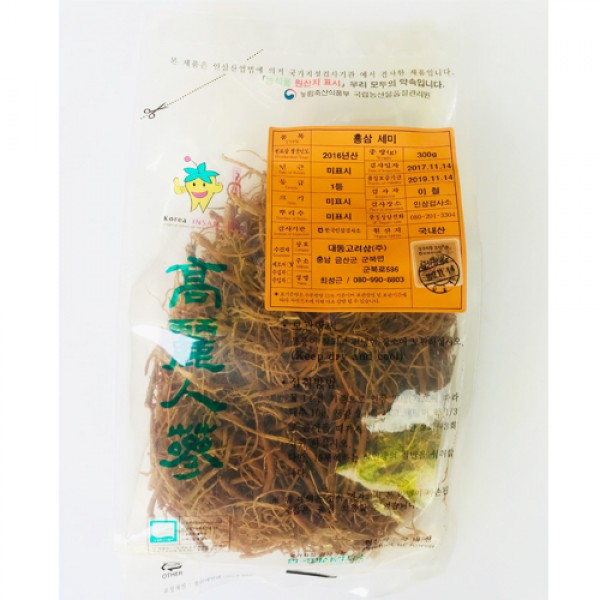 Hồng sâm rễ phụ 300gr Daedong – Korean RedGinseng