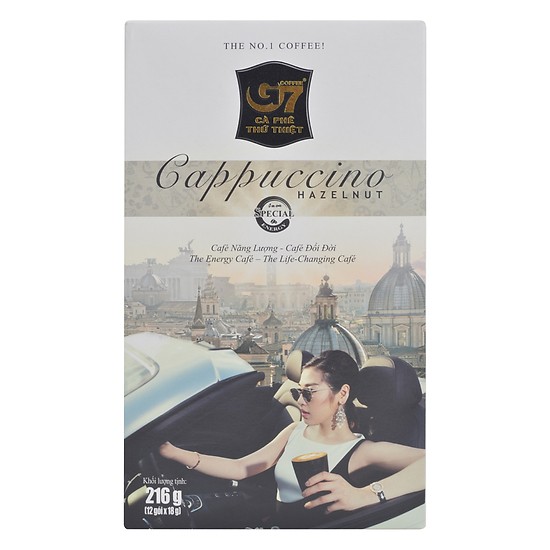 Cà phê Cappuccino Hương Hazenut Trung Nguyên