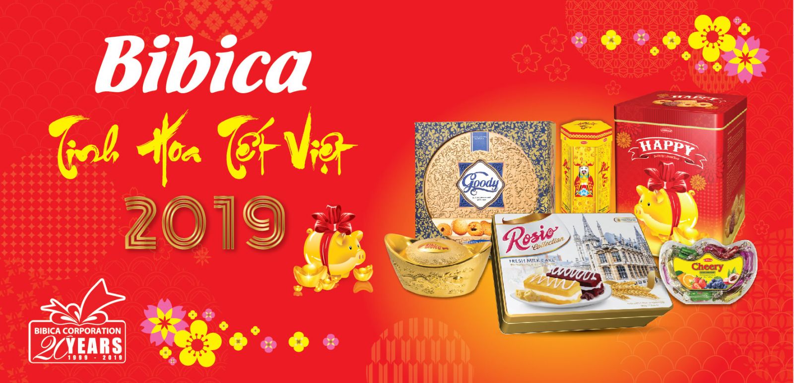 Bánh kẹo tết Bibica 2019