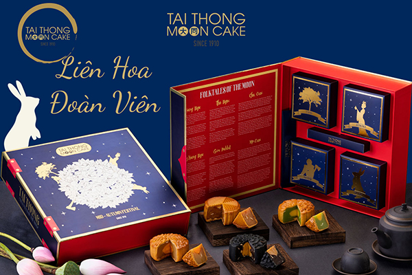 Hộp bánh trung thu Tài Thông cao cấp Liên Hoa Đoàn Viên