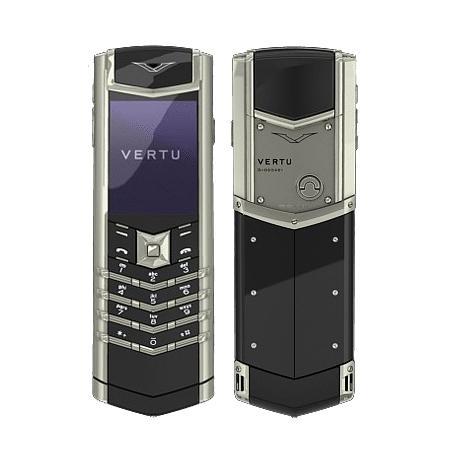 Điện thoại Vertu Signature S bọc da đen