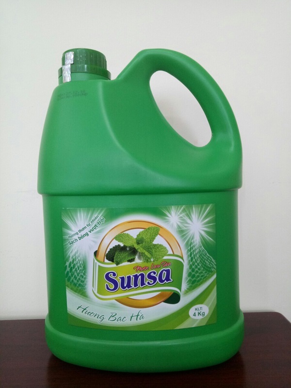 Nước lau sàn hương bạc hà can 4L