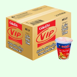 Mì ly VIP Gấu Đỏ giá sỉ mua ở đâu?