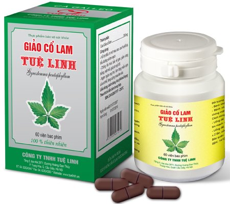 Thực phẩm chức năng Giảo cổ lam Tuệ Linh hộp 100 viên