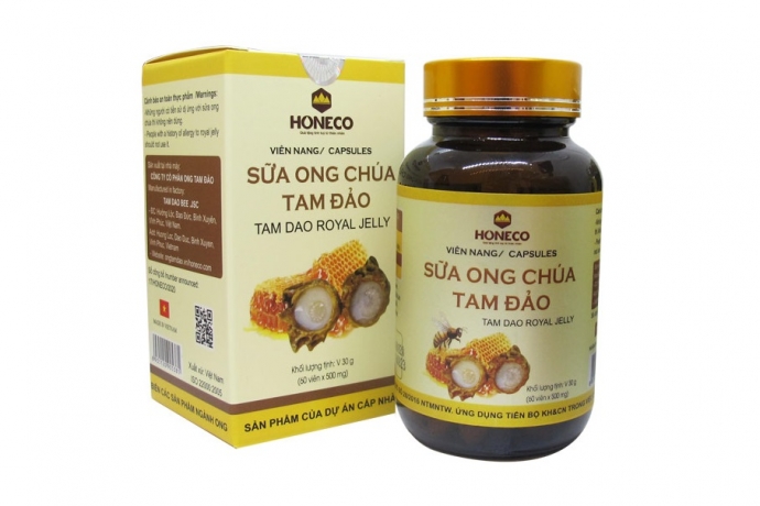 Viên nang Sữa ong chúa Tam Đảo - SP OCOP 4 Sao Vĩnh Phúc