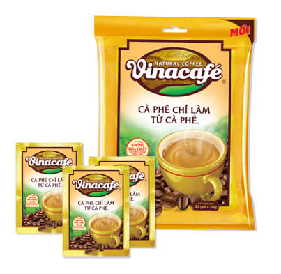 Vinacafé cà phê chỉ làm từ cà phê thật