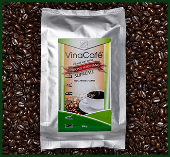 VinaCafé hạt rang – thượng hảo hạng chất lượng tuyệt hảo 