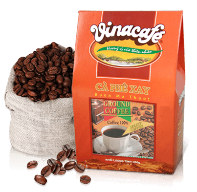 Cà phê xay Vinacafé Select 100% Robusta vị đậm đà, thuần khiết