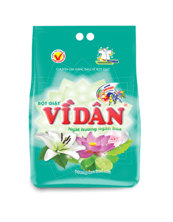 Bột Giặt Vì Dân Hương Ngàn Hoa 2,4 kg