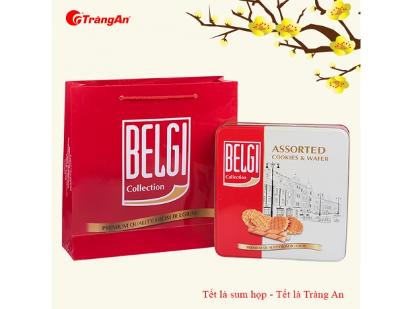 Bánh Tết Hộp Thiếc Belgi 400gr