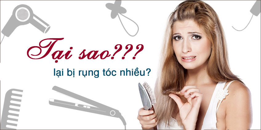 Tại sao bị rụng tóc nhiều?