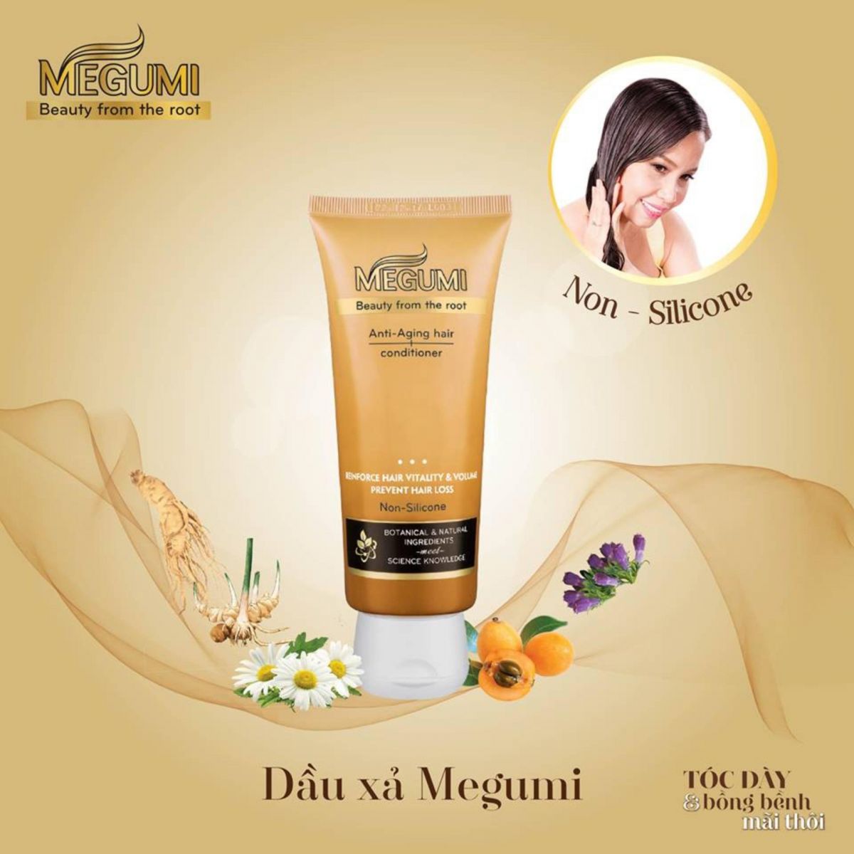 Dầu xả ngăn rụng tóc Rohto Megumi Conditioner 130g