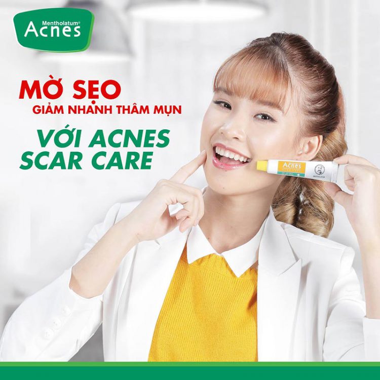 Gel mờ vết thâm và liền sẹo Acnes Scar Care