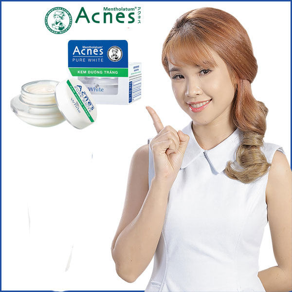 Kem dưỡng trắng da Acnes Pure White Cream