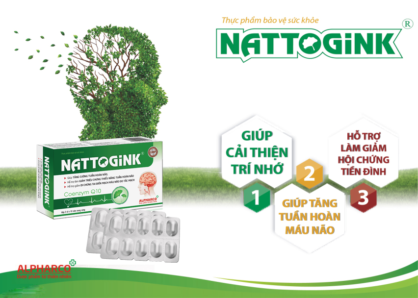 Bổ Não Nattogink Alpharco - Tăng Cường Trí Nhớ Tuần Hoàn Não