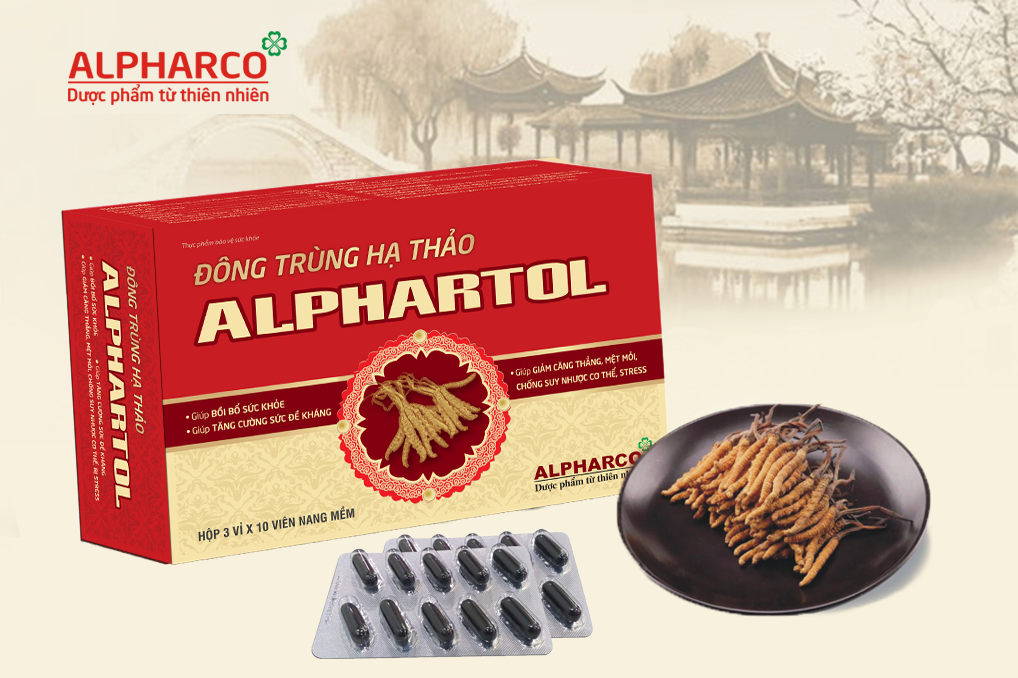 Đông Trùng Hạ Thảo Alphartol Alpharco - Nâng Cao Khả Năng Miễn Dịch