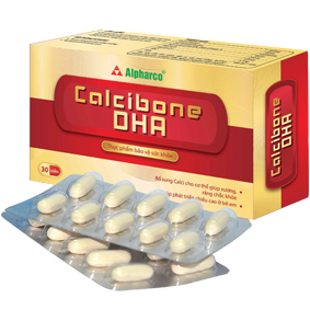 Viên Uống Bổ Sung Canxi Calcibone Dha Alpharco - Giúp Răng Và Xương Chắc Khỏe