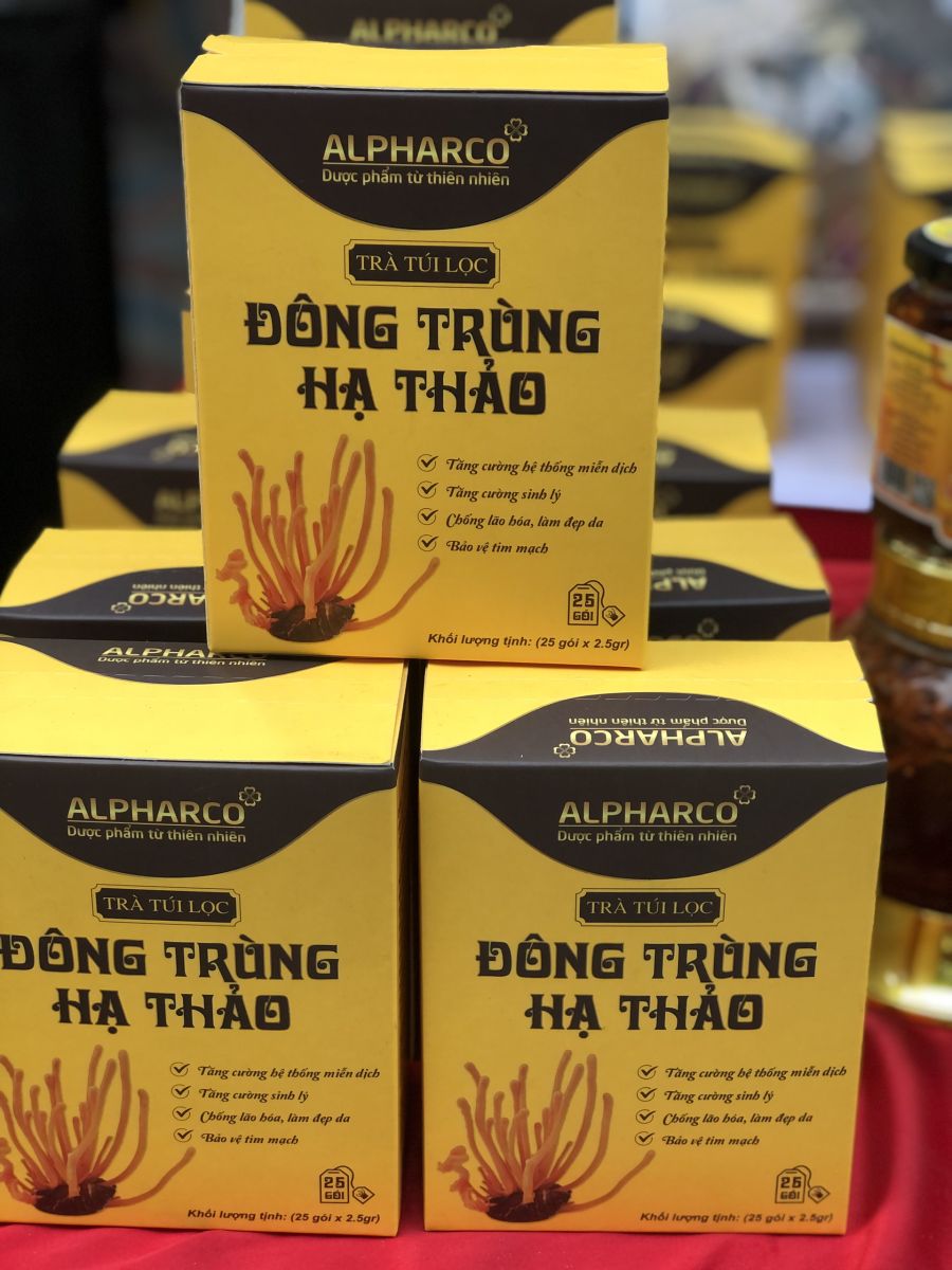 Trà Túi Lọc Đông Trùng Hạ Thảo Alpharco - Nâng Cao Sức Khỏe