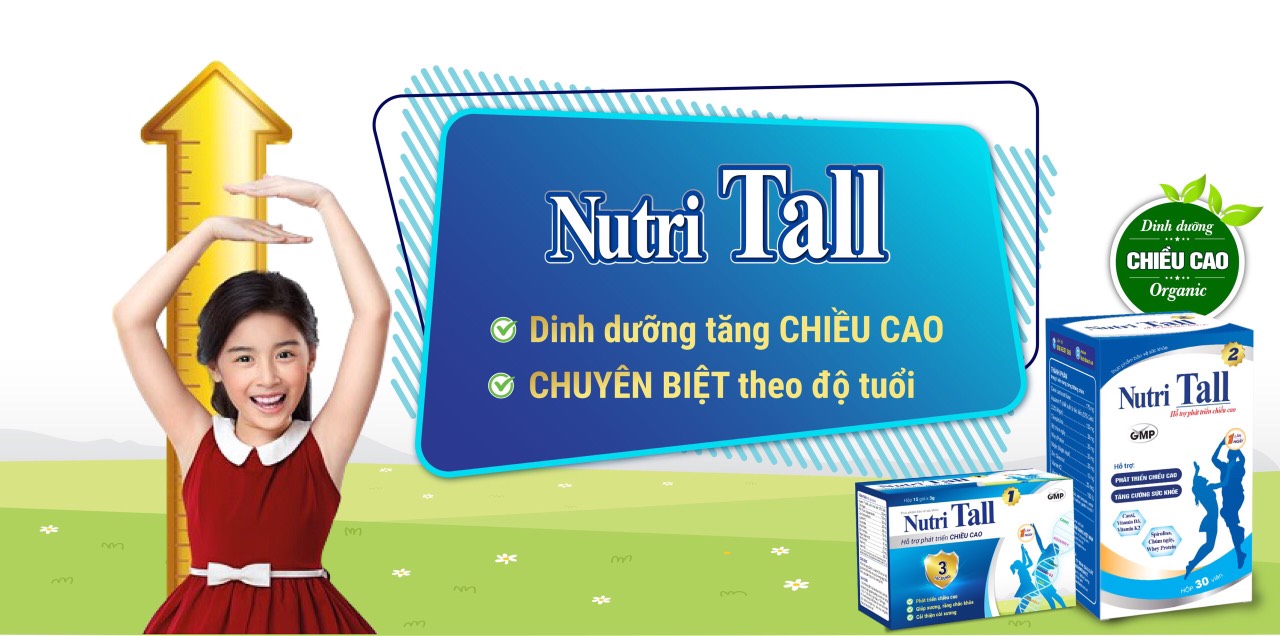 Thực phẩm bảo vệ sức khỏe Nutri Tall 1 Abika Pharma