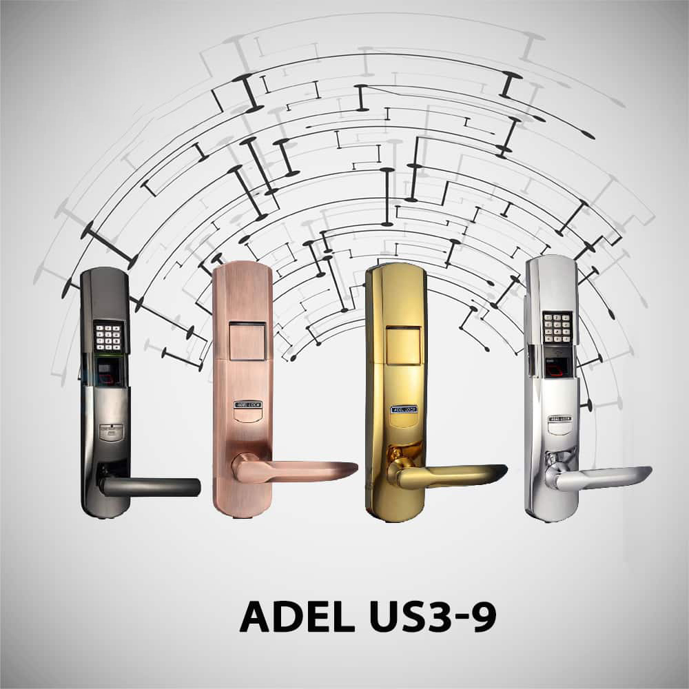 Khóa cửa vân tay Adel US3-9 Anylock