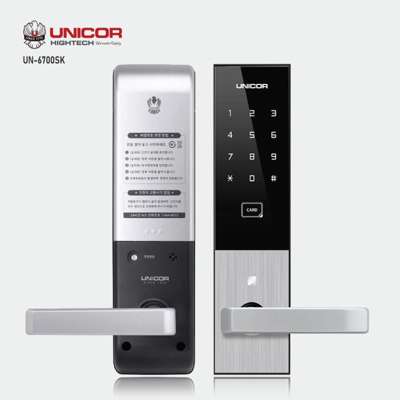 Khóa thẻ từ, mã số Unicor UN-6700SK Anylock