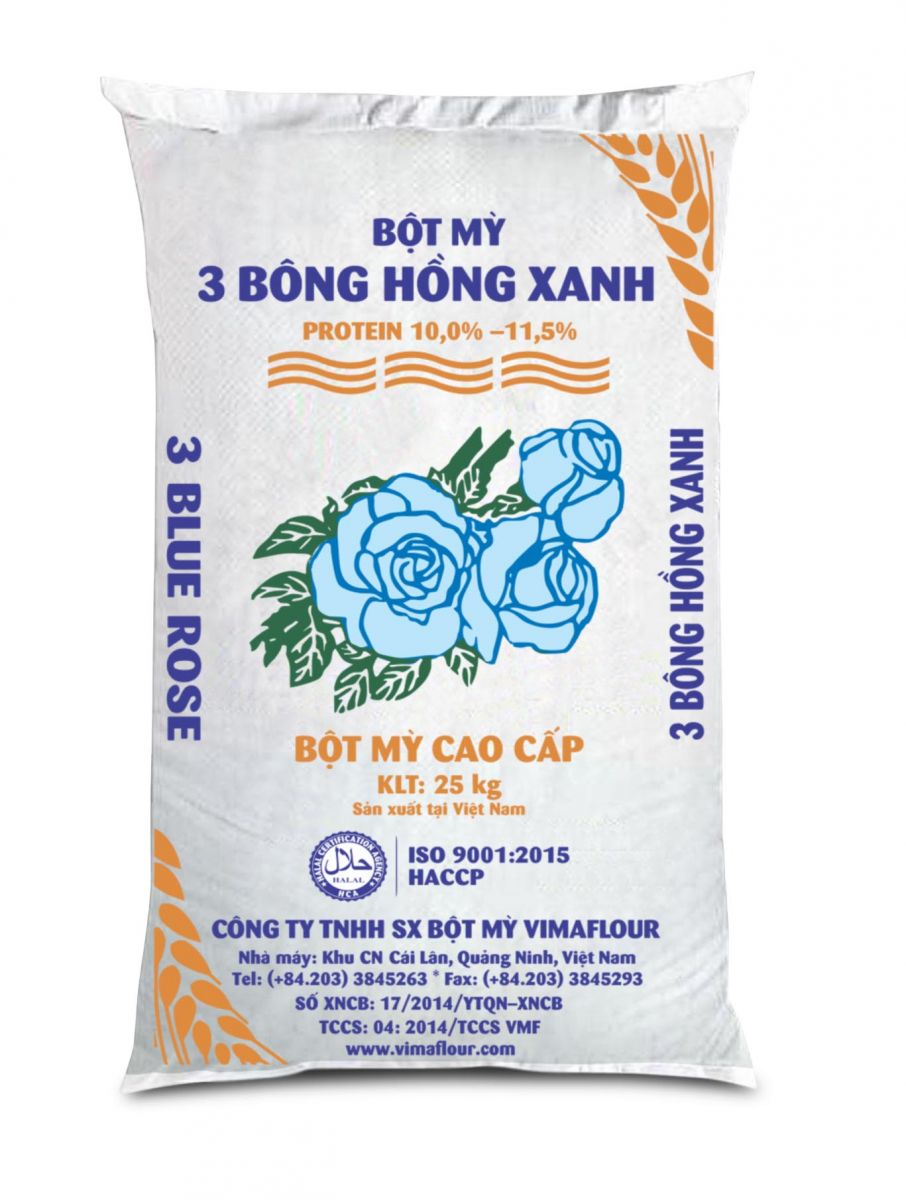 Bột mỳ 3 Bông Hồng Vimaflour