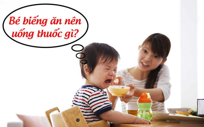 Bé biếng ăn nên uống thuốc gì?