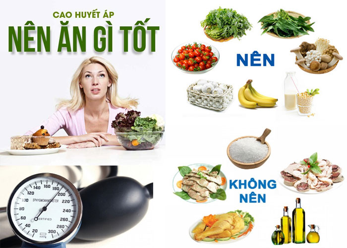 Thực đơn cho bệnh nhân cao huyết áp