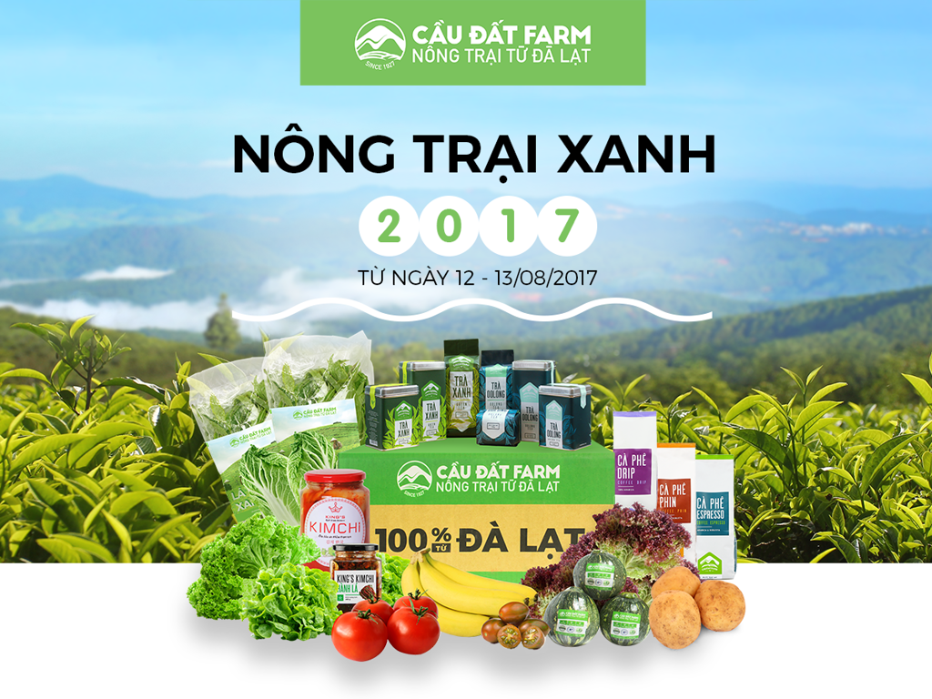 Nông Trại Cầu Đất DalatFarm - Món Quà Thiên Nhiên