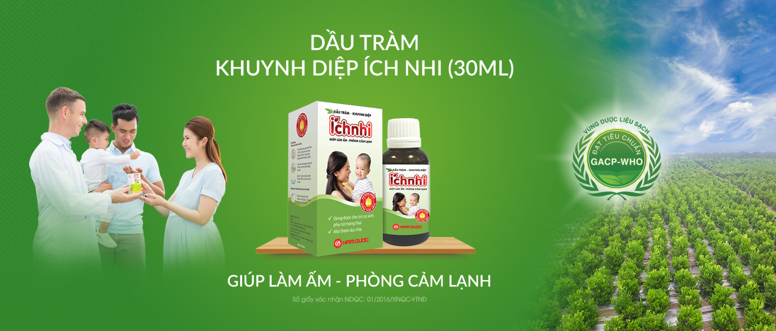 Cách Sử Dụng Dầu tràm Khuynh Diệp Ích Nhi