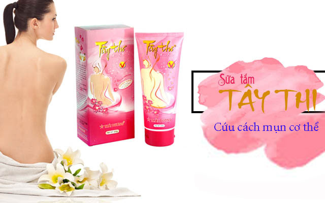 Sữa tắm Tây Thi - Cứu cánh mụn cho cơ thể