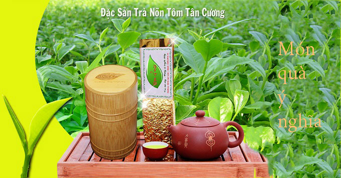 Hộp trà đẹp tinh xảo cho giỏ quà Tết ý nghĩa