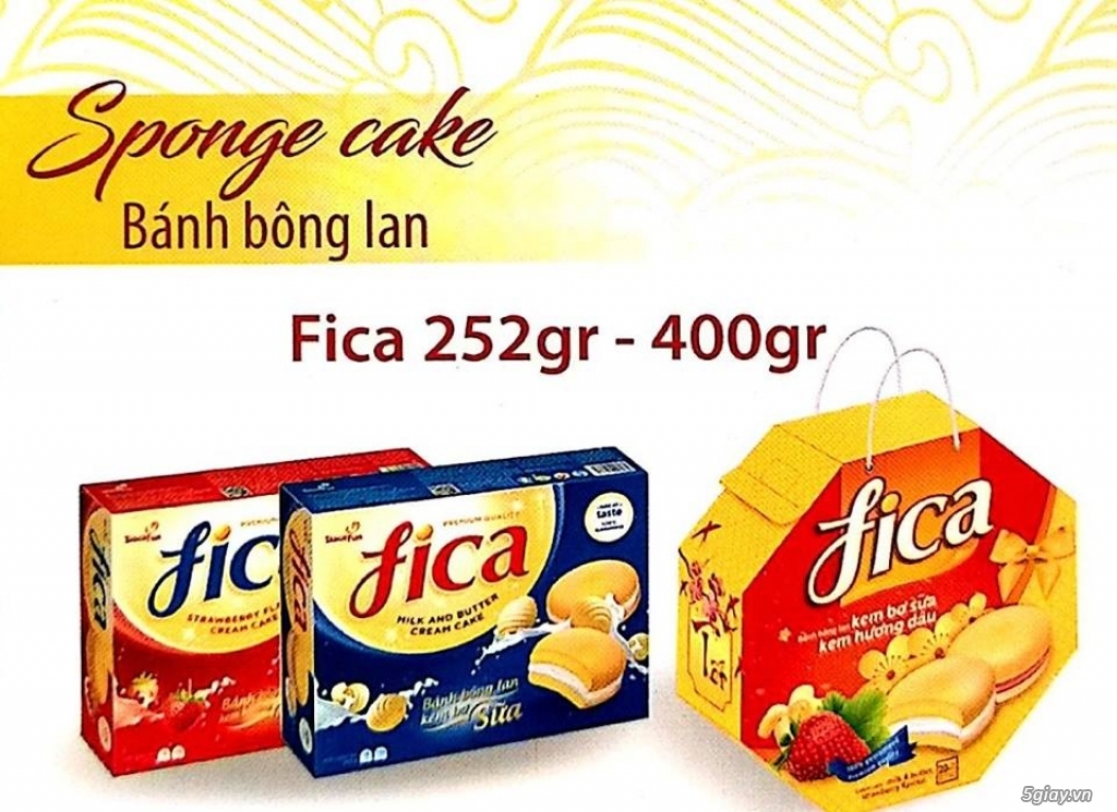 Bánh bông lan Fica Biscafun 252g 