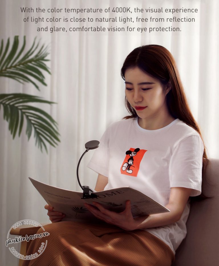 Đèn Led kẹp bàn Baseus Comfort Reading Mini Clip Lamp